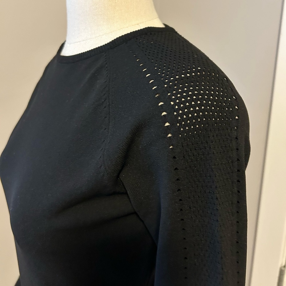 Mesh Sleeve Top - Sz S